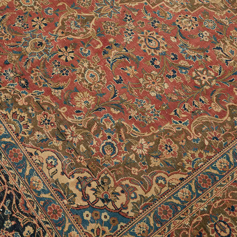 Vintage Hand-Knotted Oriental Rug - 7' 11" x 10' 7" (95" x 127") - K0078431
