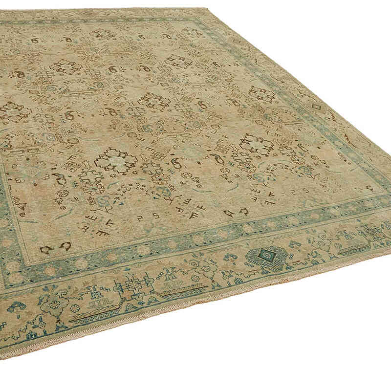 Vintage Hand-Knotted Oriental Rug - 8' 9" x 11' 2" (105" x 134") - K0078442