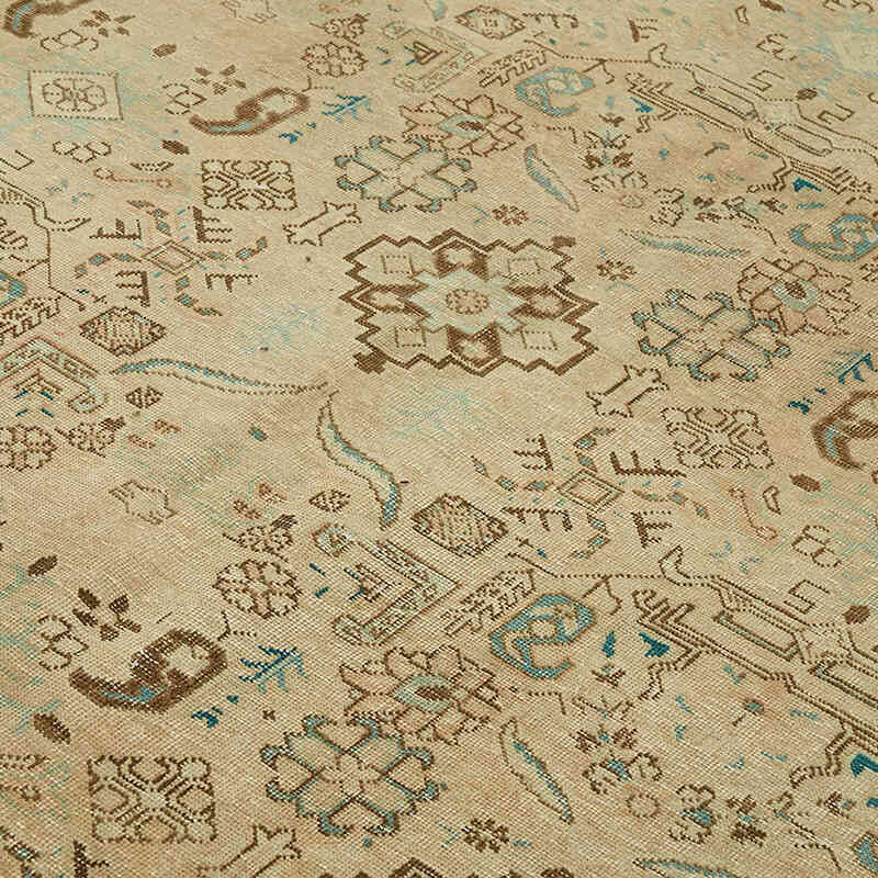 Vintage Hand-Knotted Oriental Rug - 8' 9" x 11' 2" (105" x 134") - K0078442