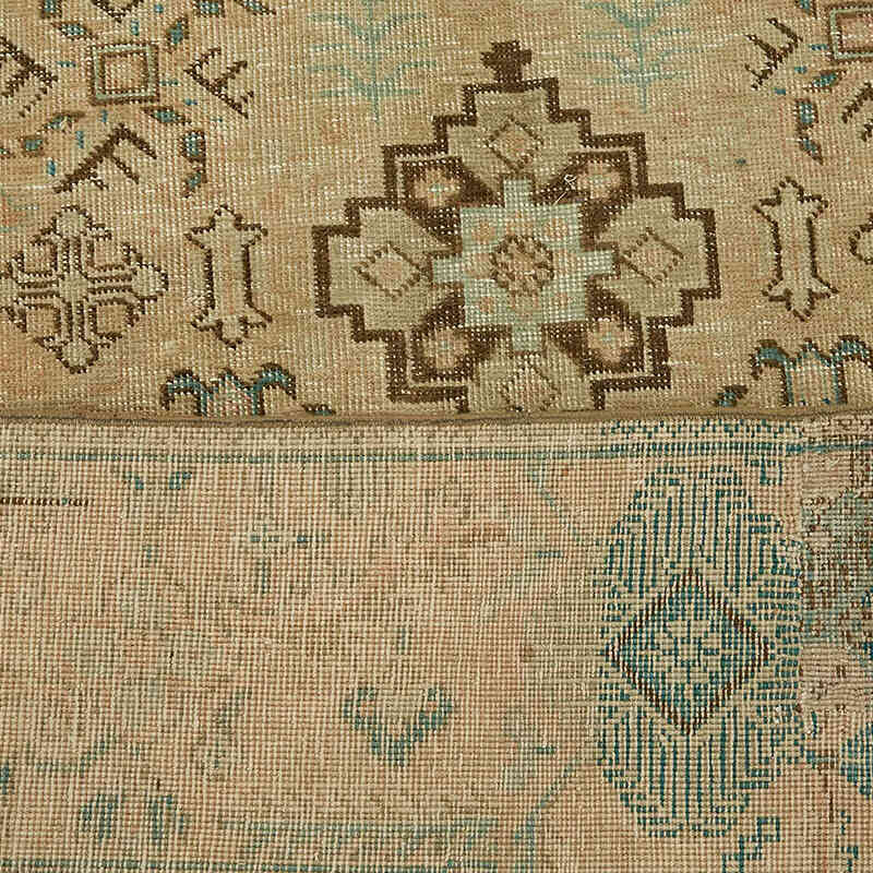 Vintage Hand-Knotted Oriental Rug - 8' 9" x 11' 2" (105" x 134") - K0078442