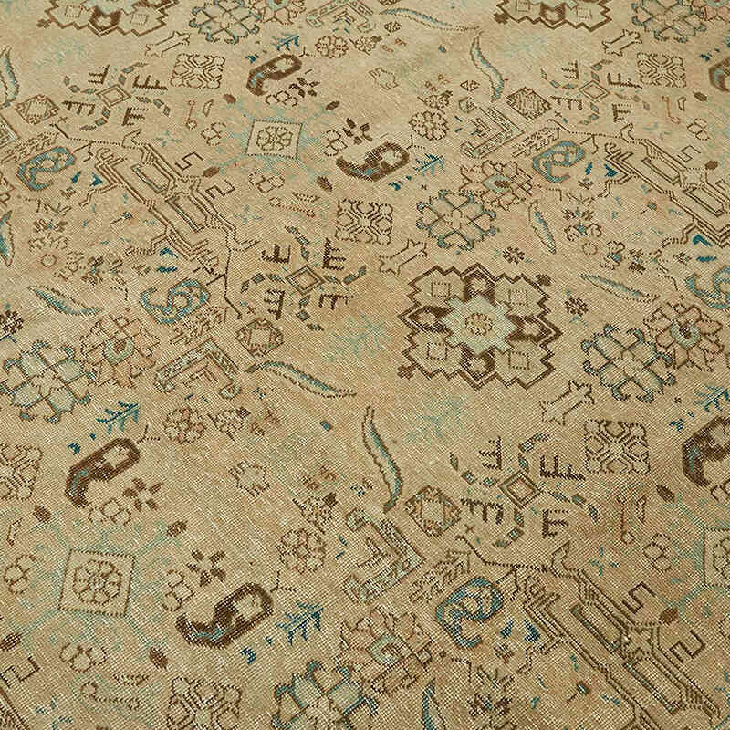 Vintage Hand-Knotted Oriental Rug - 8' 9" x 11' 2" (105" x 134") - K0078442