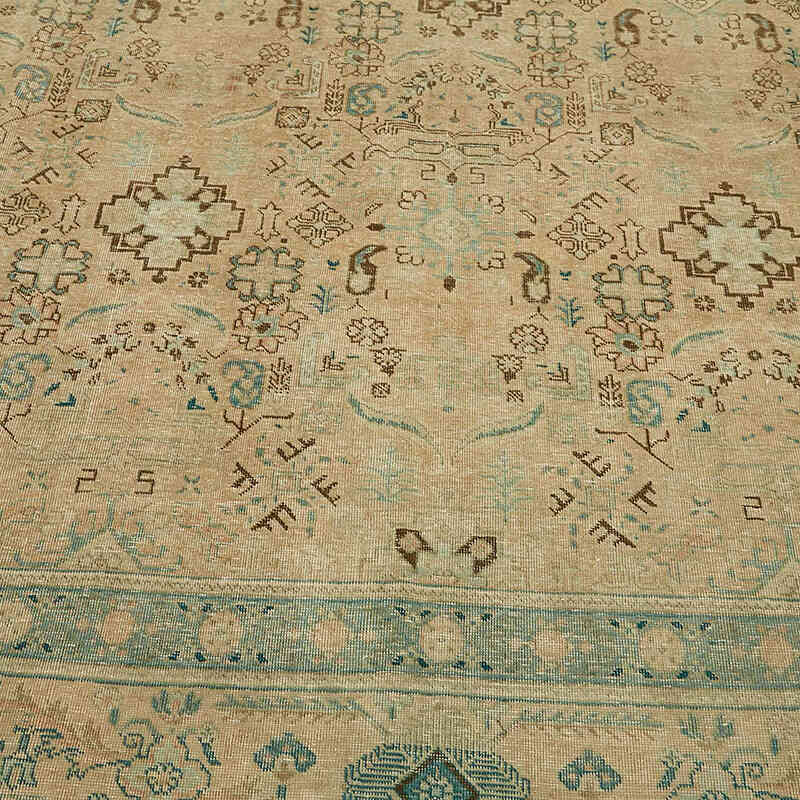 Vintage Hand-Knotted Oriental Rug - 8' 9" x 11' 2" (105" x 134") - K0078442