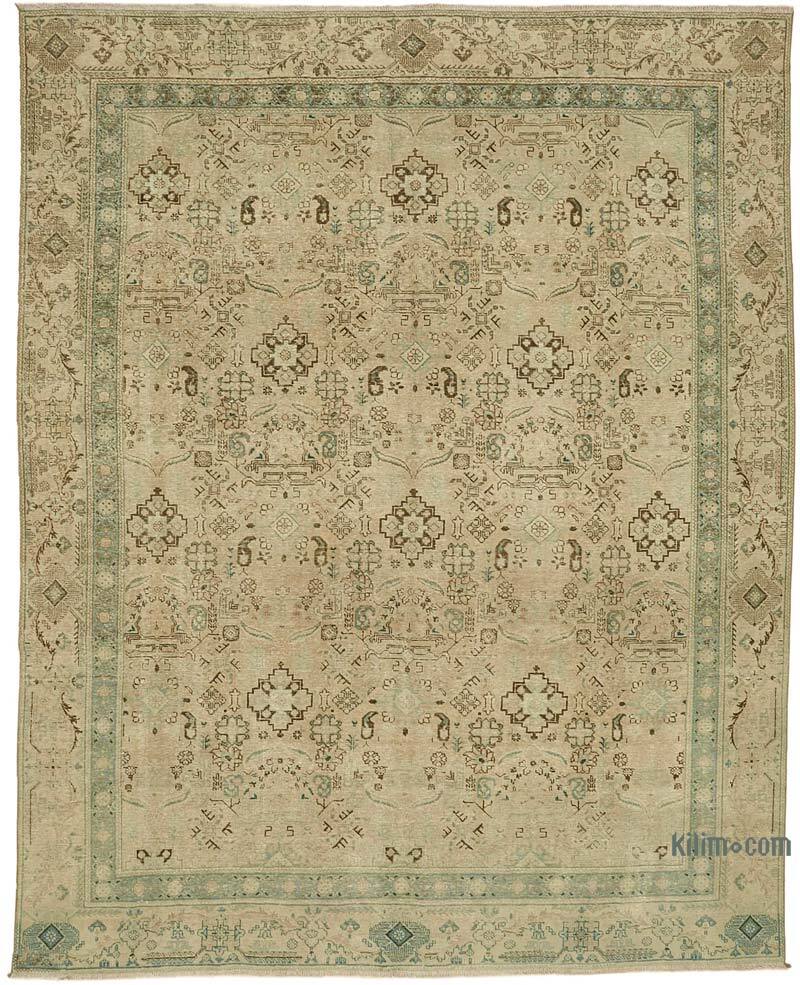 Vintage Hand-Knotted Oriental Rug - 8' 9" x 11' 2" (105" x 134") - K0078442