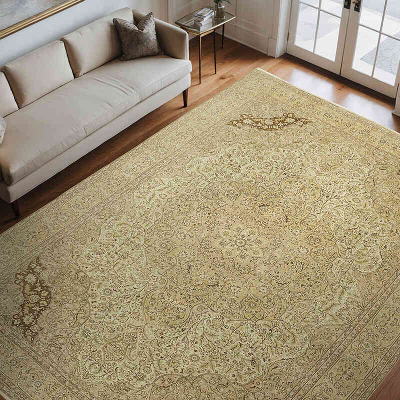 Vintage Hand-Knotted Oriental Rug - 9'  x 11' 8" (108" x 140") - K0078445