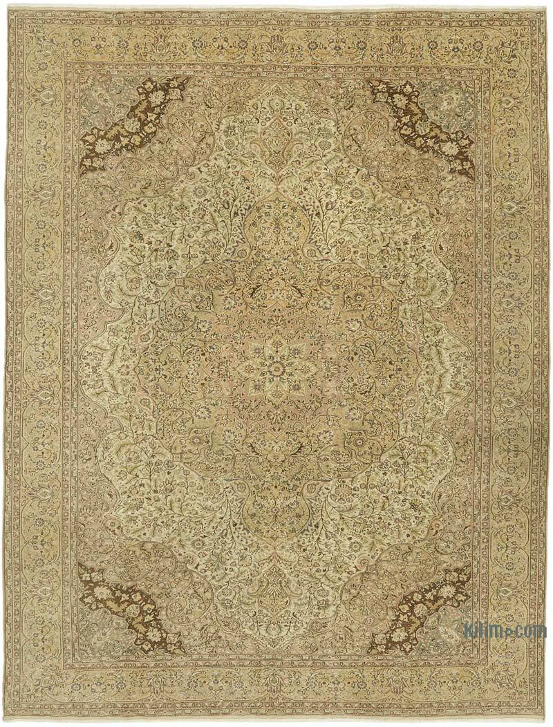 Vintage Hand-Knotted Oriental Rug - 9'  x 11' 8" (108" x 140") - K0078445