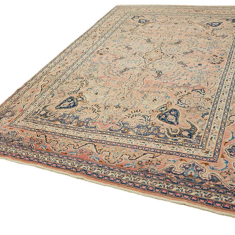 El Dokuma Vintage Halı - 252 cm x 367 cm - K0078446