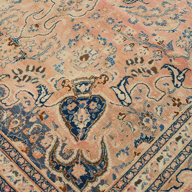 El Dokuma Vintage Halı - 252 cm x 367 cm - K0078446