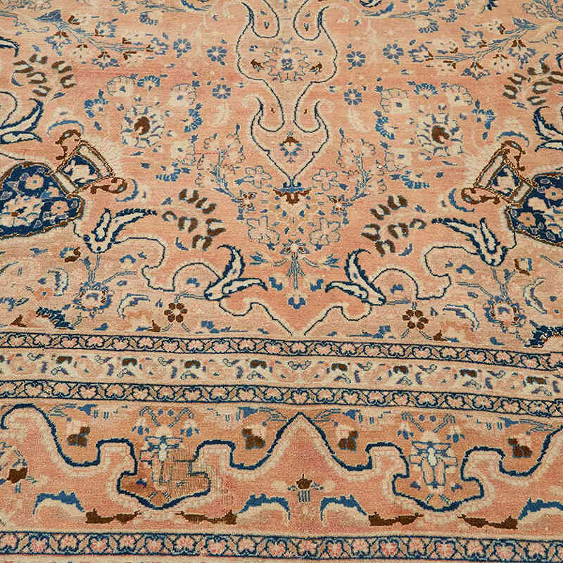 El Dokuma Vintage Halı - 252 cm x 367 cm - K0078446