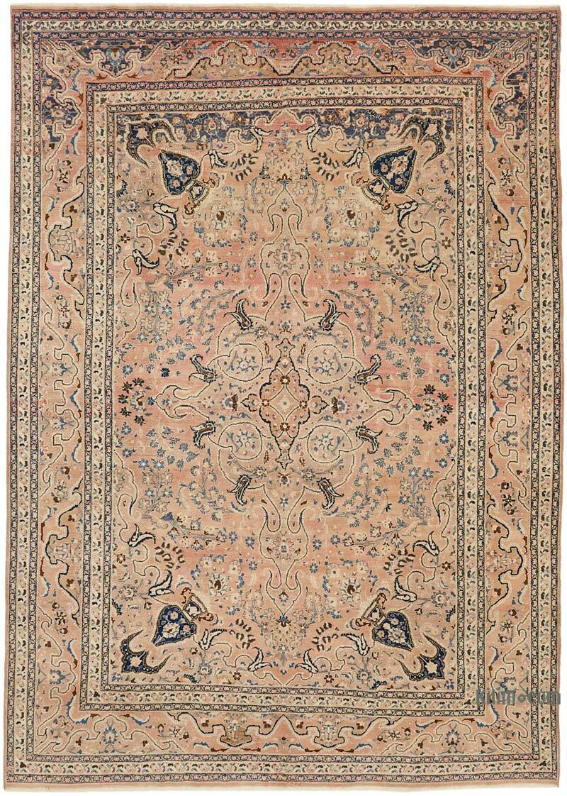 El Dokuma Vintage Halı - 252 cm x 367 cm - K0078446