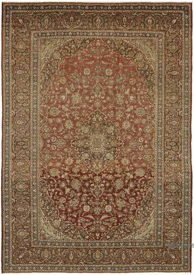 Vintage Hand-Knotted Oriental Rug - 8' 4" x 11' 10" (100" x 142")