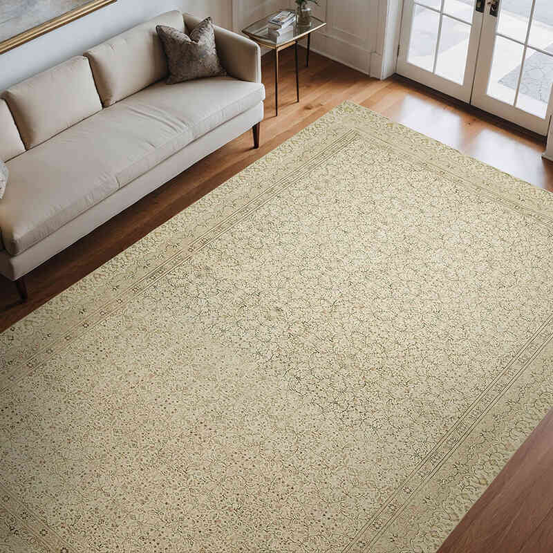Vintage Hand-Knotted Oriental Rug - 7' 11" x 11' 9" (95" x 141") - K0078449