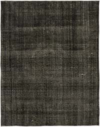 Overdyed Vintage El Dokuma Oryantal Halı - 286 cm x 365 cm
