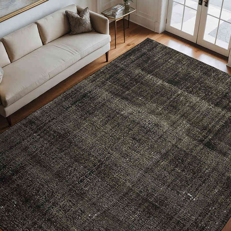 Alfombra Oriental Vintage Teñida a Mano Sobretintada - 286 cm x 365 cm - K0078462