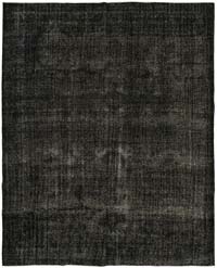 Overdyed Vintage El Dokuma Oryantal Halı - 315 cm x 386 cm