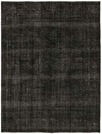 Overdyed Vintage El Dokuma Oryantal Halı - 293 cm x 380 cm
