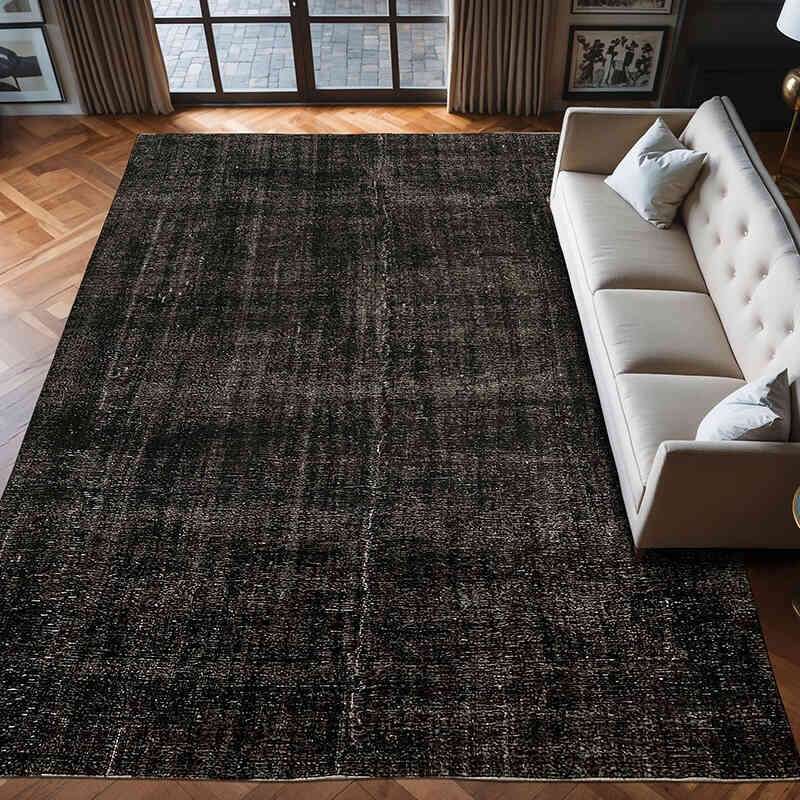 Alfombra Oriental Vintage Teñida a Mano Sobretintada - 264 cm x 376 cm - K0078470