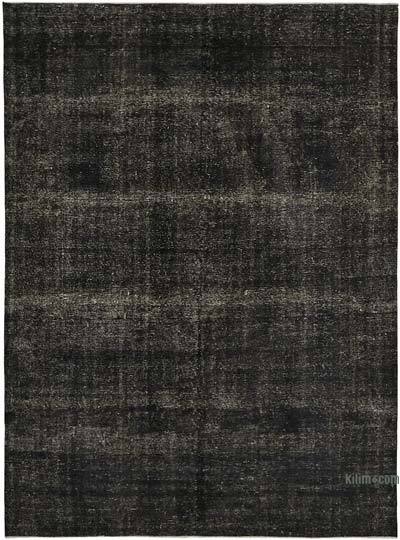Overdyed Vintage El Dokuma Oryantal Halı - 283 cm x 373 cm