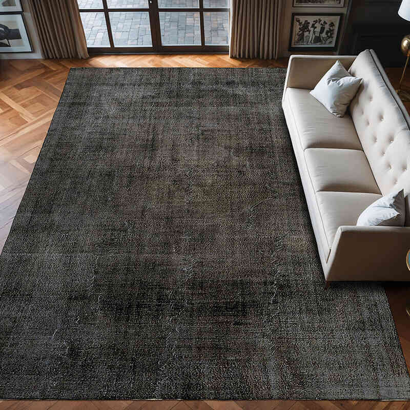 Alfombra Oriental Vintage Teñida a Mano Sobretintada - 292 cm x 410 cm - K0078476