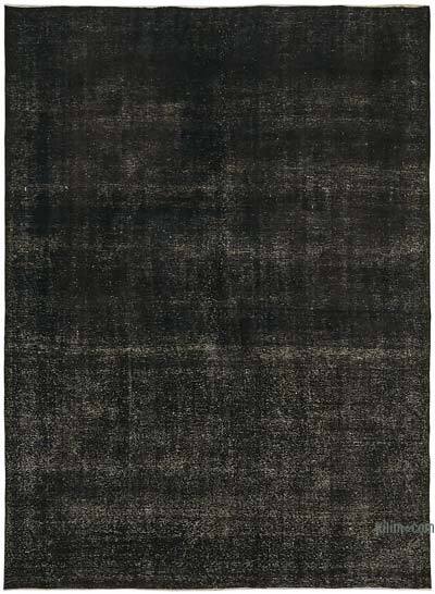 Overdyed Vintage El Dokuma Oryantal Halı - 286 cm x 375 cm