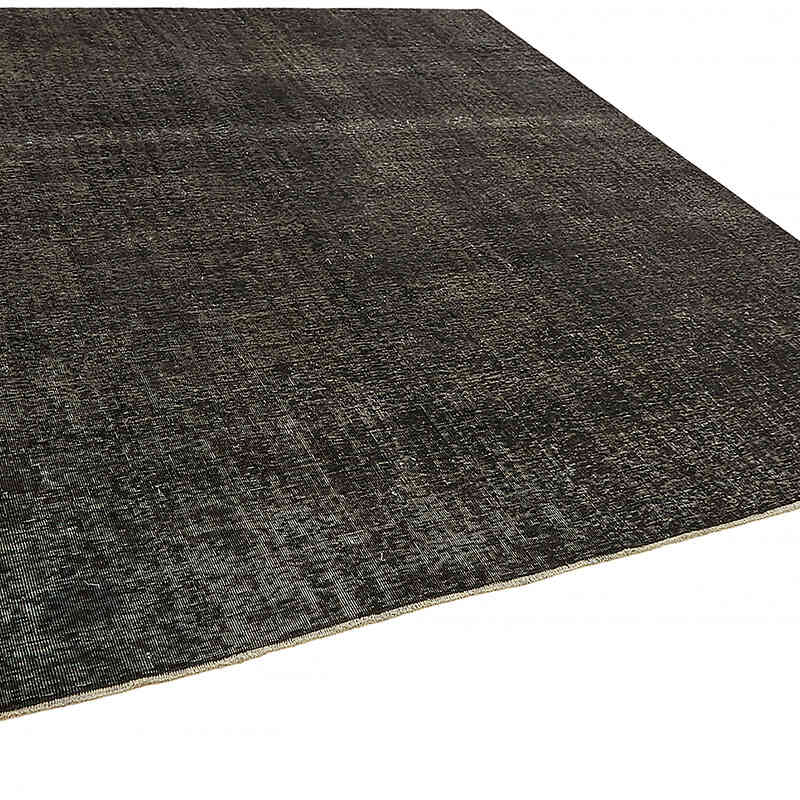 Overdyed Vintage El Dokuma Oryantal Halı - 280 cm x 290 cm - K0078478