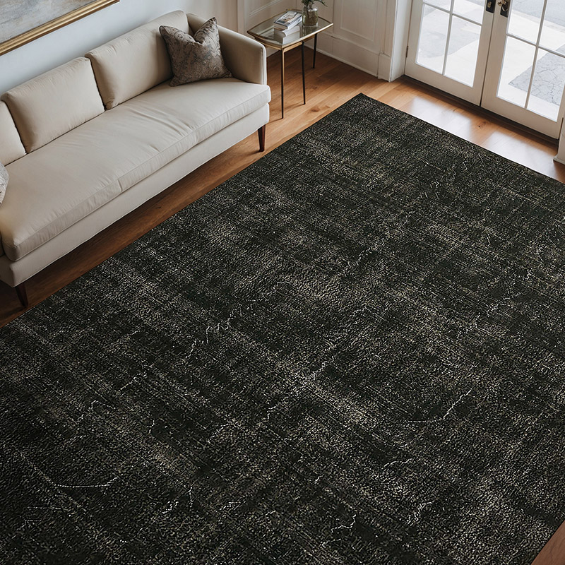 Alfombra Oriental Vintage Teñida a Mano Sobretintada - 250 cm x 323 cm - K0078482