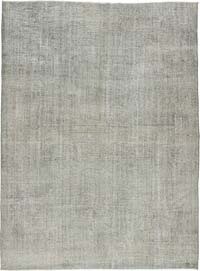 Overdyed Vintage Hand-knotted Oriental Rug - 9' 3" x 12' 5" (111" x 149")