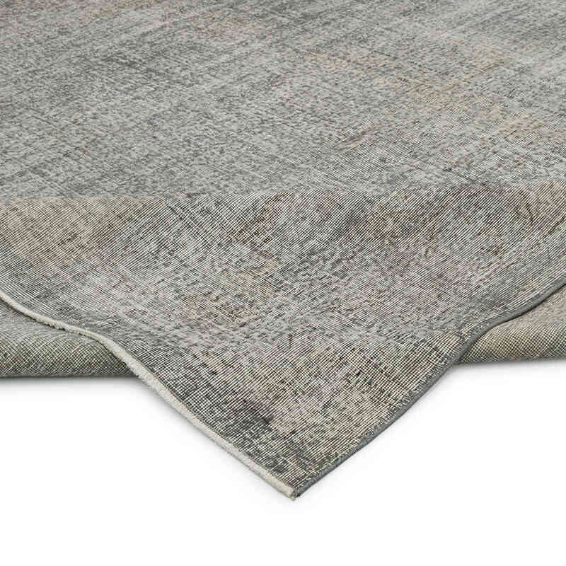 Overdyed Vintage El Dokuma Oryantal Halı - 283 cm x 378 cm - K0078483