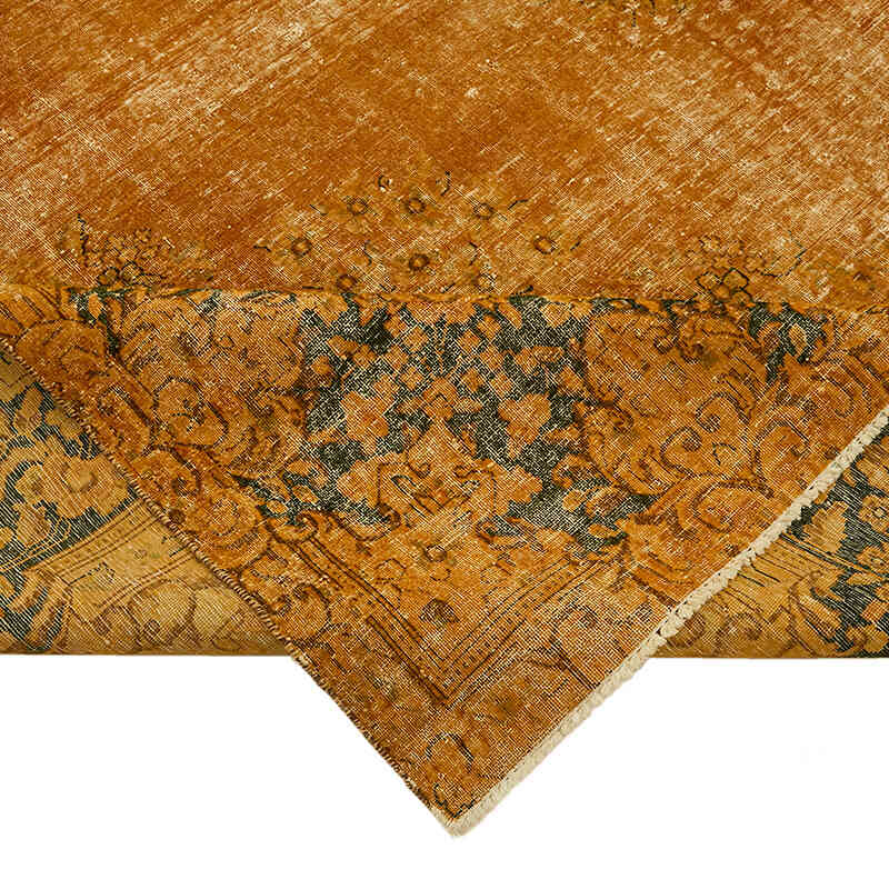Overdyed Vintage Hand-knotted Oriental Rug - 9' 8" x 12' 9" (116" x 153") - K0078485