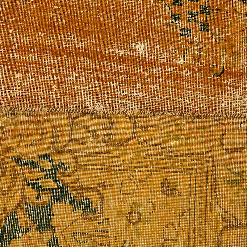 Overdyed Vintage Hand-knotted Oriental Rug - 9' 8" x 12' 9" (116" x 153") - K0078485
