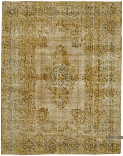 Overdyed Vintage Hand-knotted Oriental Rug - 9' 6" x 12' 3" (114" x 147")