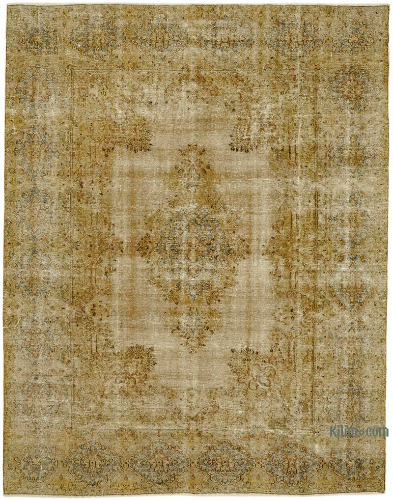 Overdyed Vintage Hand-knotted Oriental Rug - 9' 6" x 12' 3" (114" x 147") - K0078487