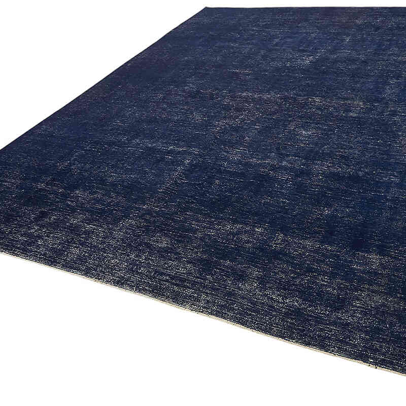 Overdyed Vintage El Dokuma Oryantal Halı - 280 cm x 373 cm - K0078489