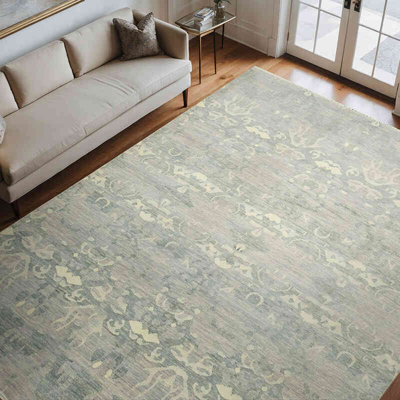 New Hand-Knotted Rug - 9'  x 11' 7" (108" x 139") - K0078525