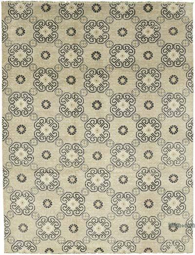 New Hand-Knotted Rug - 9' 1" x 11' 11" (109" x 143")