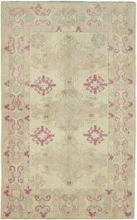 Vintage Turkish Hand-Knotted Rug - 5'  x 8'  (60" x 96")