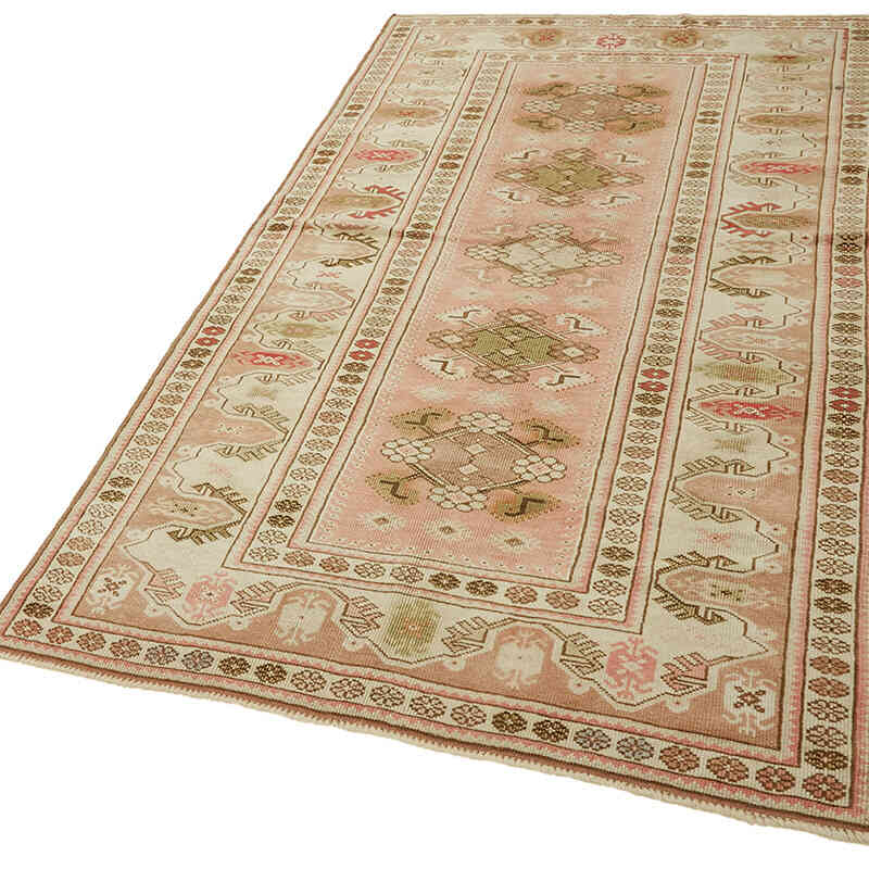 Vintage Turkish Hand-Knotted Rug - 4' 3" x 7' 10" (51" x 94") - K0078600