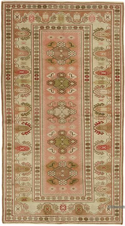 El Dokuma Vintage Halı - 130 cm x 238 cm