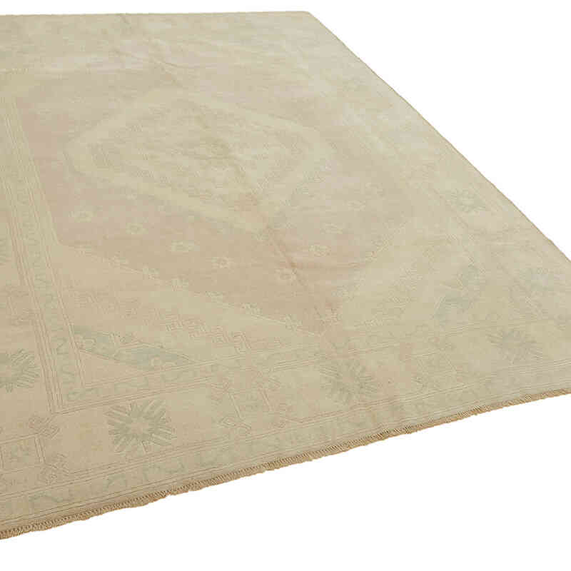 Alfombra Vintage Turca Anudada a Mano - 218 cm x 294 cm - K0078604