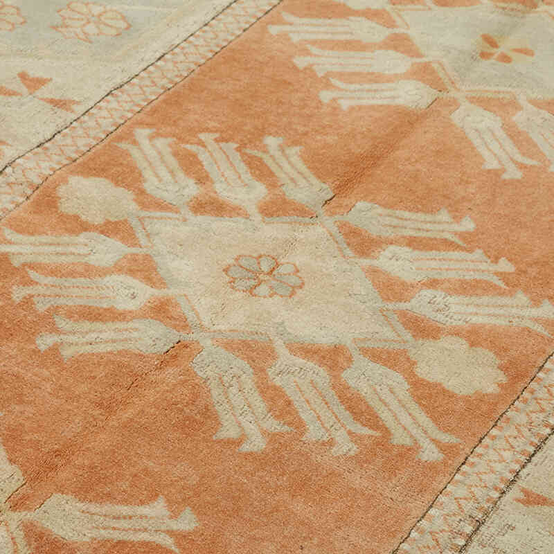 Alfombra Vintage Turca Anudada a Mano - 197 cm x 281 cm - K0078606