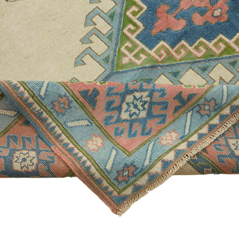 Vintage Turkish Hand-Knotted Rug - 6' 11" x 9'  (83" x 108") - K0078610