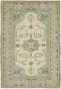 Vintage Turkish Hand-Knotted Rug - 5' 4" x 7' 7" (64" x 91")