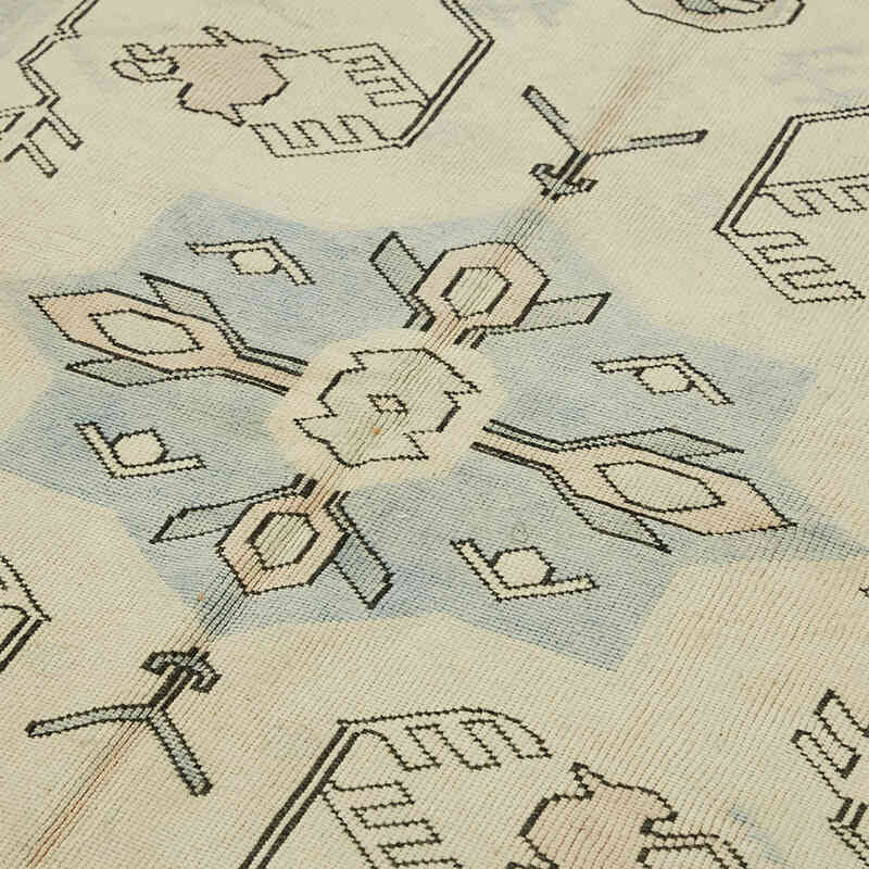 Alfombra Vintage Turca Anudada a Mano - 163 cm x 230 cm - K0078611