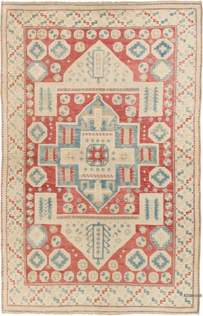 Alfombra Vintage Turca Anudada a Mano - 139 cm x 217 cm