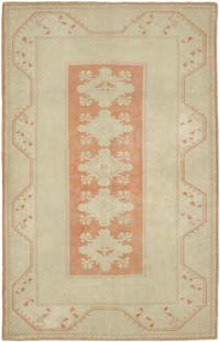 Vintage Turkish Hand-Knotted Rug - 5' 6" x 8' 3" (66" x 99")