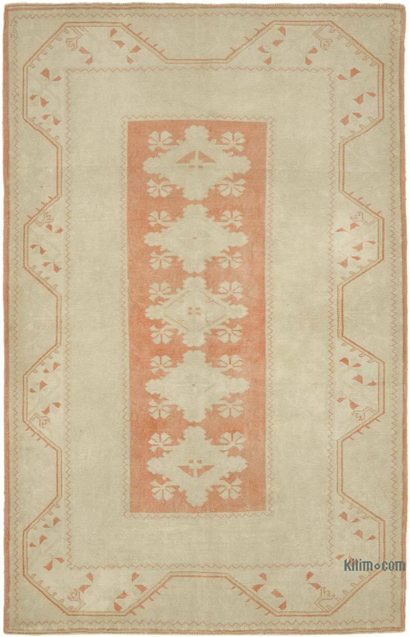 Alfombra Vintage Turca Anudada a Mano - 167 cm x 252 cm - K0078618