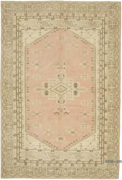 Alfombra Vintage Turca Anudada a Mano - 195 cm x 297 cm