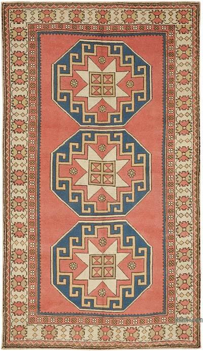 Alfombra Vintage Turca Anudada a Mano - 143 cm x 239 cm