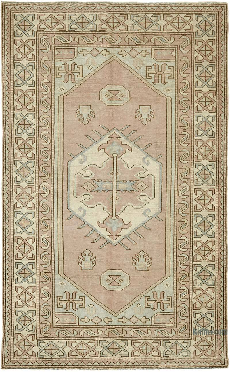Alfombra Vintage Turca Anudada a Mano - 145 cm x 233 cm - K0078622