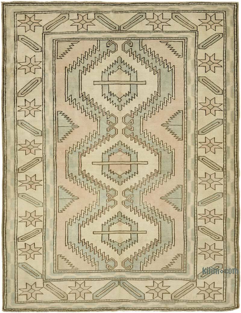 Alfombra Vintage Turca Anudada a Mano - 183 cm x 240 cm - K0078623