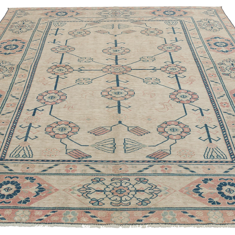 El Dokuma Vintage Halı - 172 cm x 236 cm - K0078625